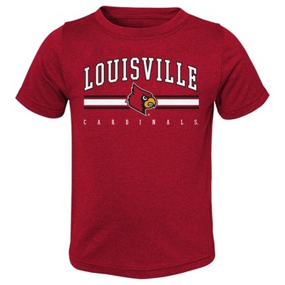 NCAA Louisville Cardinals Boys' Poly Hooded Sweatshirt - S