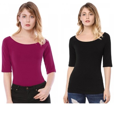 black/fuchsia