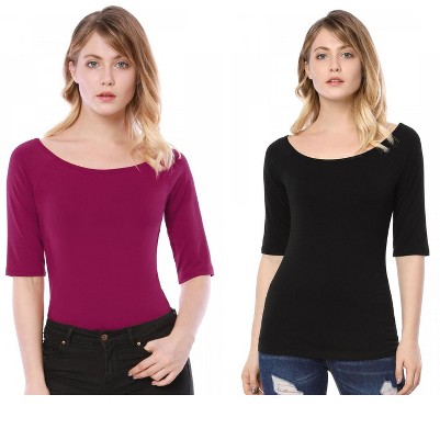black/fuchsia