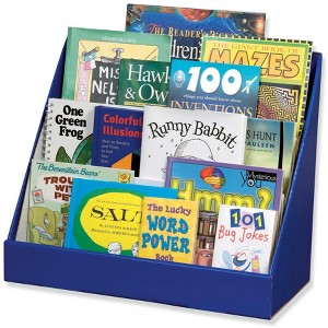 Classroom Keepers 3-Tier Bookshelf & Book Case, 20 x 10 x 17 Inches, Glossy, Blue - 1 of 1