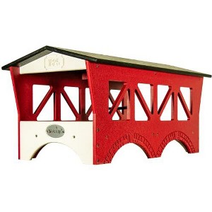 JCs Wildlife Ol' Red Covered Bridge Ground Feeder - 1 of 4