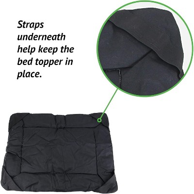 Small White Microfleece Topper for Elevated Dog Cot