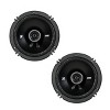 Kicker DSC650 6.5-Inch (160-165mm) Coaxial Speakers w/ 43DSC4604 4x6" Coaxial Bundle - 2 of 4