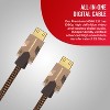 Monster M-Series Certified Premium HDMI Cable 2.0, 4K Ultra HD at 60Hz Refresh Rate, Duraflex Jacket, and Triple Layer Shielding, 25 Gbps - 2 of 4