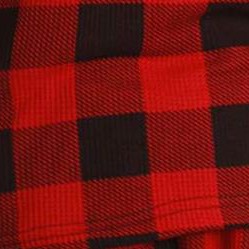buffalo plaid - red