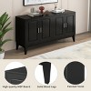 Areol Minimalist Style Storage Cabinet With 4 Doors,Indoor Furniture,Living Room Cabinet With Adjustable Shelf -Maison Boucle - 3 of 4