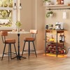 VASAGLE Bar Cabinets for Home, LED Coffee Bar with Power Outlets, Home Mini Bar for Liquor, Freestanding Wine Rack with Glass Holder - 2 of 4
