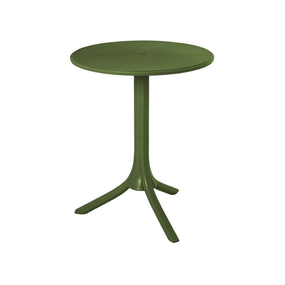 Photos - Dining Table Lagoon Seattle 2-In-1 Round Outdoor Table Olive Green 