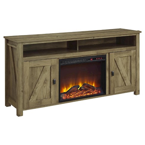 Brookside Electric Fireplace Tv Console For Tvs Up To 60 Light