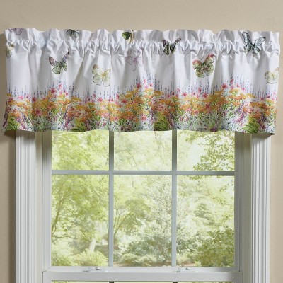 Split P Garden Butterflies Valance 60" X 14"
