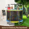 Huxxion 60" Trampoline for Kids, 5FT Mini Indoor and Outdoor Toddler Trampoline with Net - 3 of 4