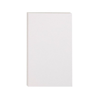 Staples Message Pads 5" x 8" Unruled White 100 Sh./Pad 12 Pads/PK 163451