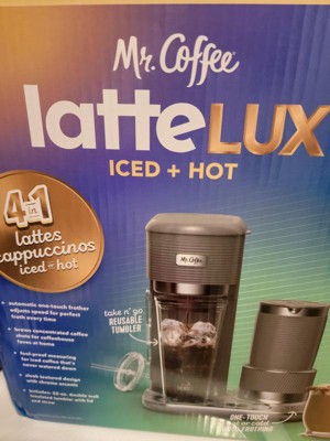 Mr. Coffee Latte Lux 4-in-1 Iced And Hot Single-serve Coffee Maker With ...