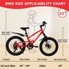 Whisen 20 inch Mountain Kids Bike for Boys & Girls, Ages 6-12, 7-Speed with Front Suspension - 4 of 4