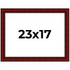 PosterPalooza | Weathered Red Picture Frame - UV Acrylic, Backing Board, Hanging Hardware Included - 2 of 4