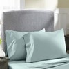 Perthshire Platinum Concepts 800 Thread Count Solid Sateen Sheet - 4 Piece Set - Ocean Blue - image 2 of 3