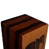 Sawtooth Harmony Series Hand Stained Elephant Design Compact Size Cajon Percussion Box - image 2 of 4