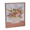 Transpac MDF Framed Fall Florals Wall Art Multicolor Indoor Decor for Harvest Season Gifts and Home Enhancement - 2 of 3