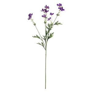 Allstate Floral Baby Cosmos Artificial Silk Floral Spray - 27.5" - Purple - 1 of 4