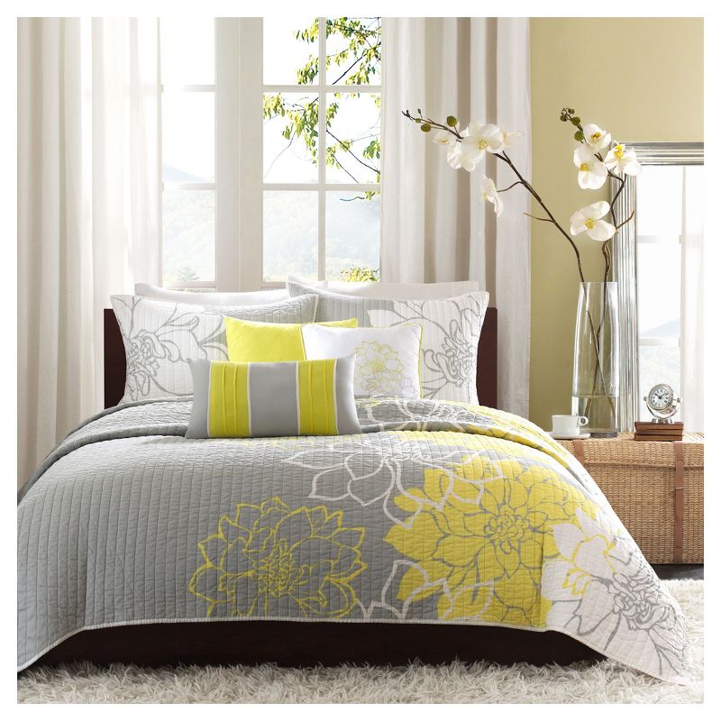 6pc Victoria Reversible Quilted Coverlet Set - Madison Park, 3 of 12