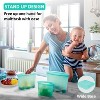 Silicone Reusable Food Storage Bags, Stand Up Zip Lock Containers, Freezer, Microwave, Oven Safe - 4 of 4