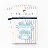 Classic Striped Shirt 3" x 3" 50-Sheet Sticky Notes (2-Pack) & Striped Shirt Greeting Card Combo by Ramus & Co - 2 of 3