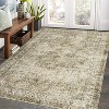 Vintage Area Rugs for Living Room, Washable Carpet Indoor Non Slip Large Area Rugs, Soft Low Pile Rug Foldable Floor Rug - 3 of 4