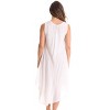 Riviera Sun Tie Dye Summer Dress with Floral Hand Painted Design - 3 of 3