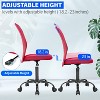 BestMassage Mesh Office Chair Computer Chair with Lumbar Support & Thickly Padded Seat Rolling Swivel Back Support Chair for Home Office - 3 of 4