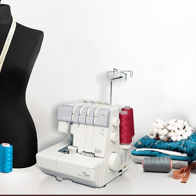 Janome MyLock 634D White and Purple Electronic Serger