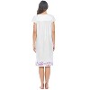 Casual Nights Women's Lace Short Sleeve Nightgown - 4 of 4