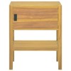 vidaXL Bathroom Cabinet 23.6"x15.7"x29.5" Solid Wood Teak - 3 of 4