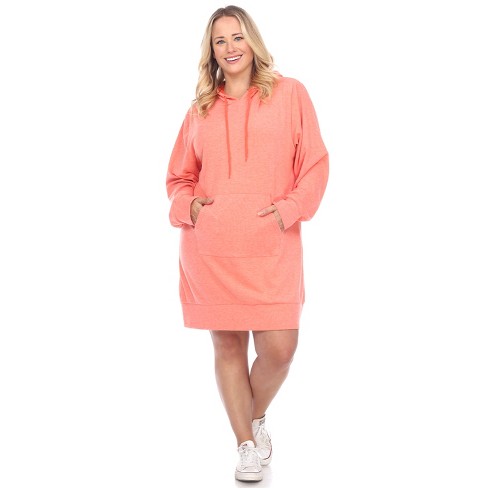 Plus Size Hoodie Sweatshirt Dress White Mark Target