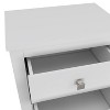 Vynxaria Nightstand - 2 Drawers, 2 Shelves, 4 Modern Legs, Sturdy Construction, Easy Assembly - 3 of 4