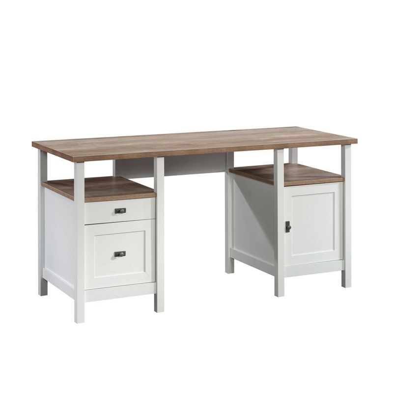 Cottage Road Desk with Drawers White - Sauder, 1 of 7