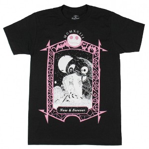 The Nightmare Before Christmas Jack And Sally Now and Forever T-Shirt Adult - 1 of 3