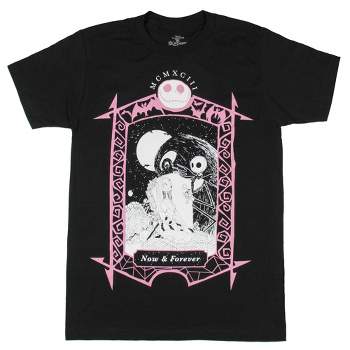 The Nightmare Before Christmas Jack And Sally Now and Forever T-Shirt Adult
