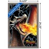 Trends International PD Moreno - Dragon Lightning Framed Wall Poster Prints - image 3 of 4