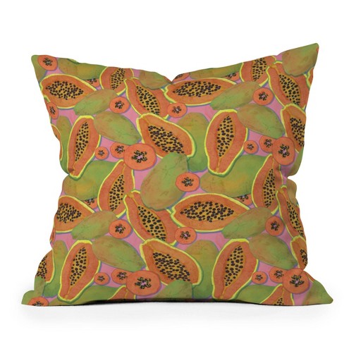 Sewzinski Papayas Outdoor Throw Pillow - Deny Designs : Target