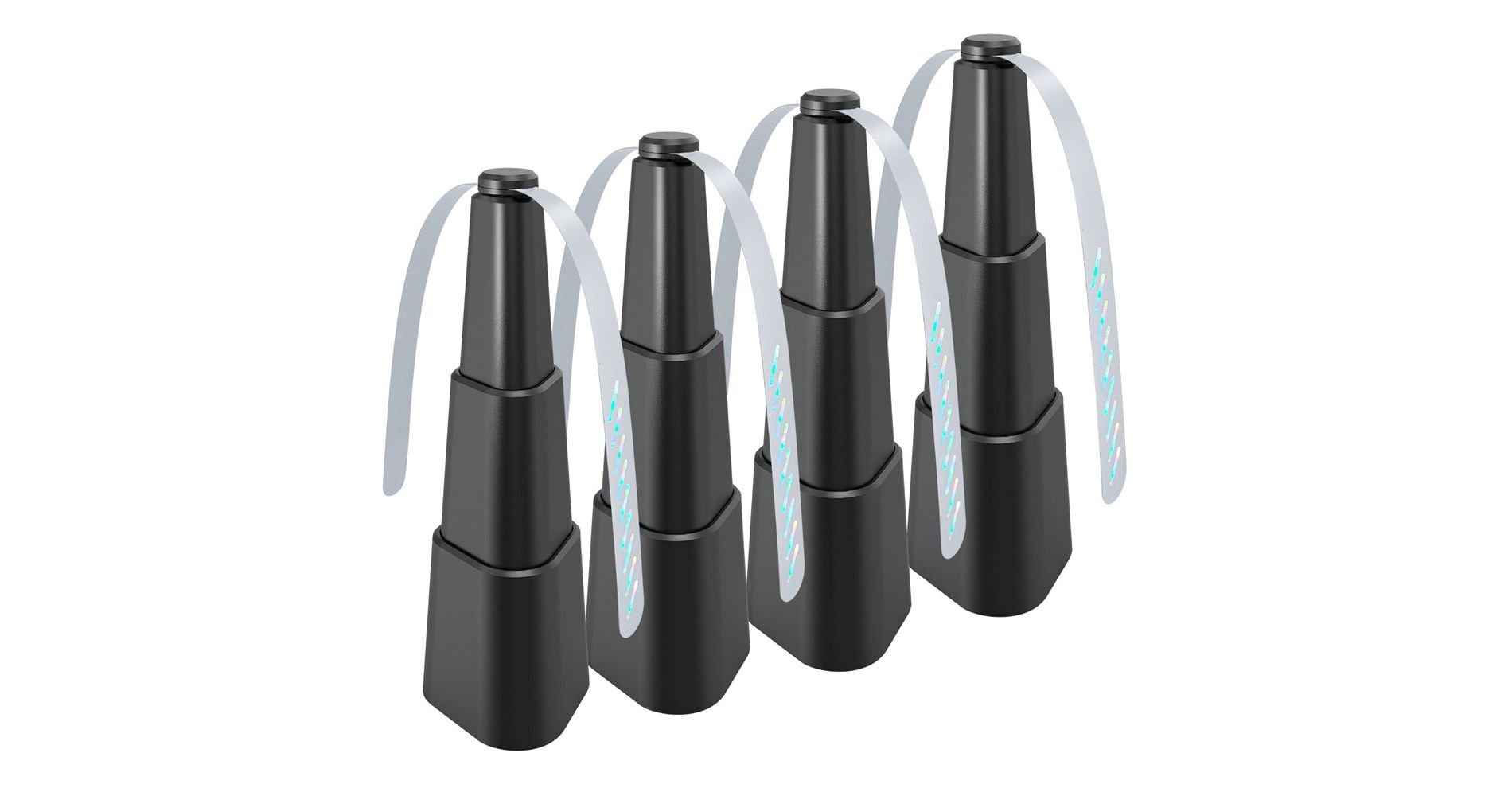 iMountek "4-Pack Battery-Powered Fly Repellent Fans – Tabletop Bug Deterrents for BBQs, Picnics, and Camping" Black