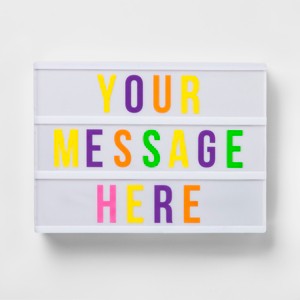 Your Message Here Light Box - Pillowfort , Women