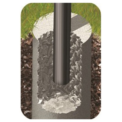 Pilot Rock Black Heavy Duty Steel Park Style Charcoal Grill