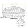 Unique Bargains Stainless Steel Round Cross Wire Barbecue Grill with Legs - 2 of 4