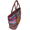 Amerileather Rozaly Leather Handbag – Puffy Patched Lambskin Design with Sculpted Texture and Artistic Modern Flair - 2 of 4