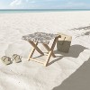 Holli Zollinger Indra Poppy Denim Folding Stool - Deny Designs - 3 of 3