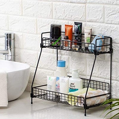 Apex Vanguards Black Wire Basket Countertop Pantry Organizer