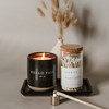 Sweet Water Decor Hello Fall 12oz Black Stoneware Jar Candle - 2 of 4