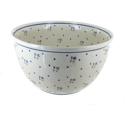 Blue Rose Polish Pottery 986 Zaklady Large Mixing Bowl - image 1 of 1