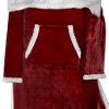 PAVILIA Wearable Blanket with Sleeves and Foot Pockets, Fleece Warm Snuggle Pocket Sleeved Throw for Women Men Adults - 4 of 4