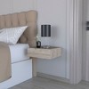 NicBex 15.7 inch Wide Floating Nightstand with 1 Drawer,Wall-Mounted Side Table with Solid Wood Frame,Bedside Table for Bedroom,Living Room - 2 of 4